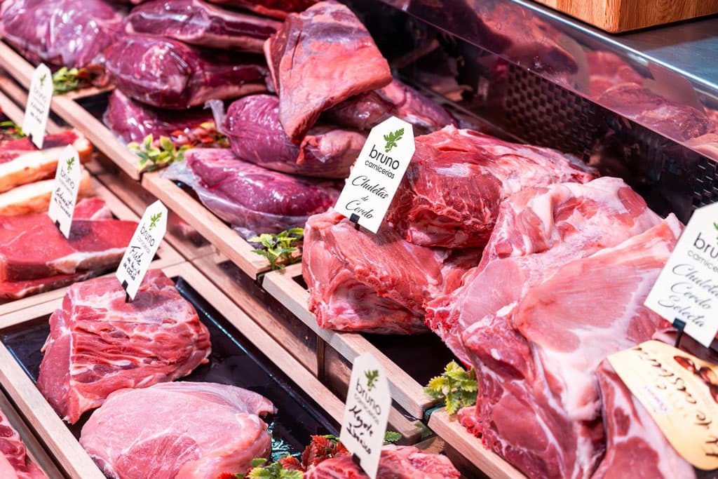 Venta de carne al por mayor con distribución nacional